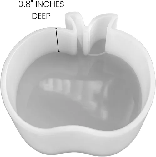 Miniatura 4 de Teacher Apple - Molde de silicona Tamaño 3.7 pulgadas de ancho x 4 pulgadas de largo x 0.8 pulgadas de profundidad Diseño de manzana