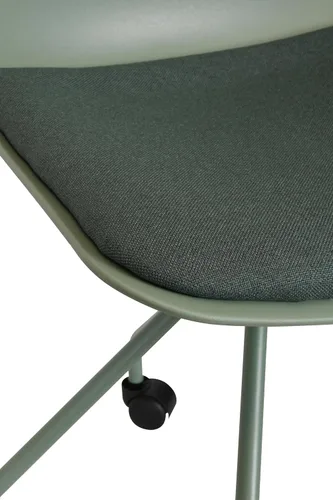 Miniatura 7 de 2xhome Bonita silla de escritorio minimalista Sin brazos, ruedas rodantes, espacio pequeño, diseño delgado Niños, adolescentes, sala de estar