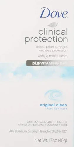 Miniatura 2 de Dove Clinical Protection - Antitranspirante/desodorante, limpieza original, en barra, 1.7 onzas (paquete de 2)