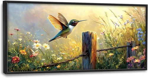 Miniatura 105 de Cuadros Grandes Enmarcados Arte de Pared para Sala de Estar, Lobos del Bosque Decoración de Pared de Gran Tamaño Lobo Animal Impresión en Lienzo