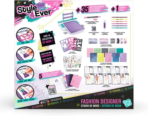 Miniatura 4 de Canal Toys Estilo 4 Ever - Estudio de diseñador de moda - Dibujo de moda - a partir de 6 años - OFG 276, blanco