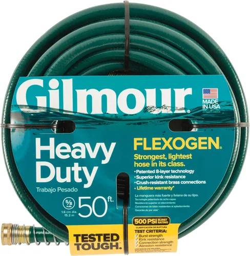 Miniatura 9 de Gilmour 864751-1001 Manguera de jardín flexógena resistente de 75 pies, diámetro de 5/8 pulgadas