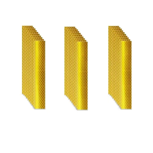Miniatura 61 de Cinta reflectante blanca de 4 pulgadas, adhesivo de seguridad de advertencia impermeable para exteriores (10 pies)
