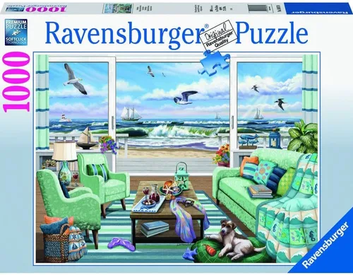 Ravensburger Beachfront Getaway - Rompecabezas de 1000 piezas únicas | Tecnología Softclick ideal para adultos y niños | Certificado por el Consejo