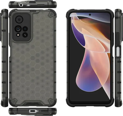 Miniatura 29 de Funda para Xiaomi Poco M5s 4G, Funda para Redmi Note 10 4G / Note 10S 4G / Note 11 SE (India) Case Case 2 en 1 Funda para teléfono Blanco