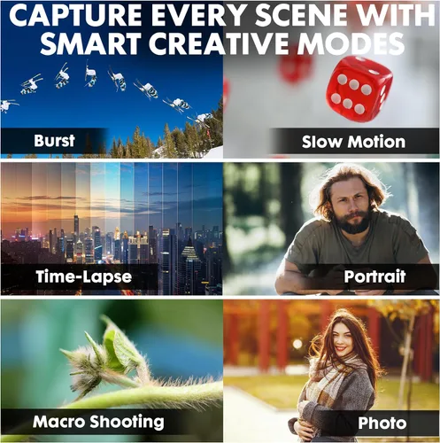 Miniatura 8 de Minolta Cámara digital de 64 megapíxeles con enfoque automático, video 4K y LCD abatible