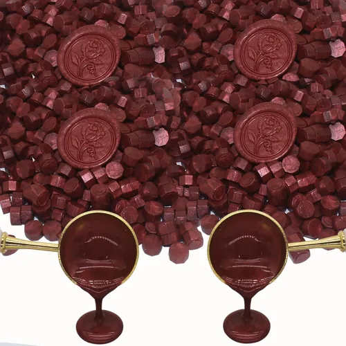Miniatura 17 de 600 cuentas de cera amarilla, pellets de cera de sellado premium para sellos de sellos, invitación de boda, sobre de cartas, decoraciones de Amarillo