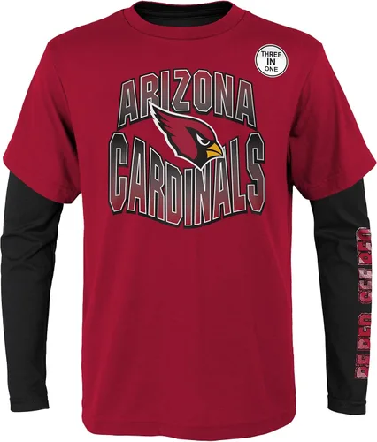 Miniatura 2 de NFL Conjunto de 3 Camisetas y Camisas de Manga Larga para Niños y Jóvenes 8-20, Colores del Equipo del Día del Juego