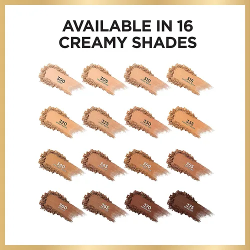 Miniatura 4 de L'Oréal Paris Age Perfect Creamy Powder Foundation Compact, 350 Classic Tan, 0.31 onzas Tan clásiico
