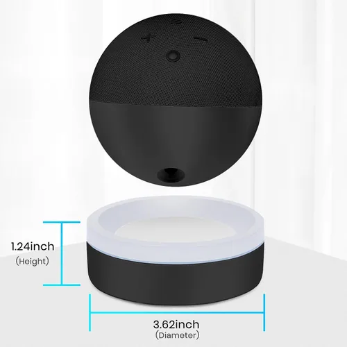Miniatura 6 de Dot - Soporte de mesa de 4ª generación, soporte de escritorio ZUOLACO para punto de 4ª generación, soporte base con guía de luz, accesorios