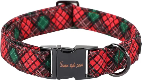 Miniatura 15 de Unique style paws - Collar para perro con hebilla de metal, naranja, duradero, lindo collar para perros pequeños, medianos y grandes