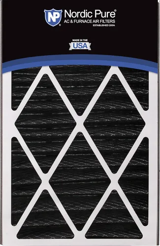 Miniatura 5 de Nordic Pure Air Bear Cub 16 x 25 x 3 (tamaño real: 15 13/16 x 24 5/16 x 3) Filtros de aire Merv 8 de repuesto para reducción de olores de carbono