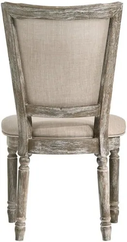 Miniatura 5 de Acme Gabrian - Silla auxiliar de comedor tapizada en gris recuperado (juego de 2)