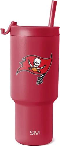 Miniatura 17 de Simple Modern - Vaso de 30 oz con tapa abatible y tapa con pajita Arizona Cardinals