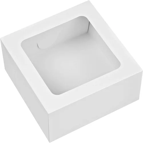 Miniatura 2 de Wilton Cajas blancas para dulces con ventanas, soportes perfectos para regalar y transportar mini pasteles o galletas caseras, 9 piezas