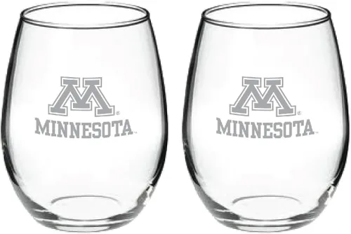 Miniatura 9 de RFSJ Juego de 2 copas de vino o bebidas con logotipo de Satin Frost (Harvard)