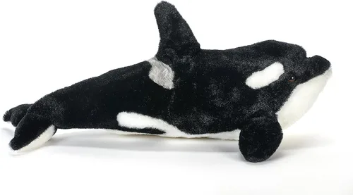 Miniatura 3 de The Petting Zoo Orca - Peluche de peluche, regalos para niños, animales marinos Wild Onez, juguete de peluche de ballena, 20 pulgadas