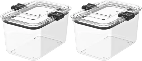 Miniatura 12 de Prepara Latchlok Contenedor de almacenamiento de alimentos de Tritan, 13 tazas, transparente