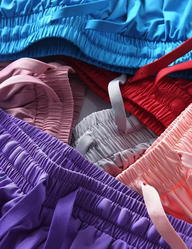 Miniatura 112 de Paquete de 3 pantalones cortos fluidos para niñas con forro de elastano, 2 en 1, faldas de mariposa para jóvenes, para fitness, correr, deportes