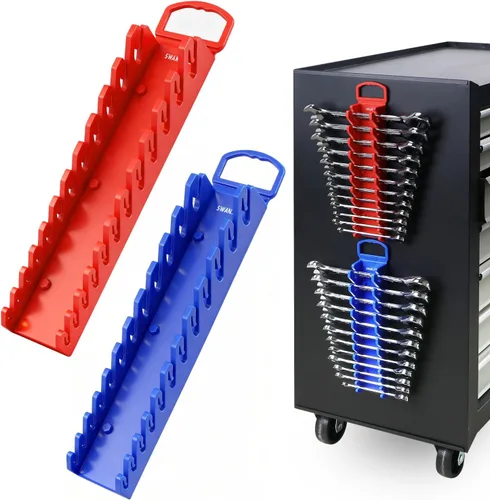 Miniatura 13 de SWANLAKE Organizador Soporte de Dados, 9 PIEZAS 1/4 pulgada x 48 clips, 3/8 pulgada x 45 clips, 1/2 pulgada x 36 clips, Soporte de Riel de Clip