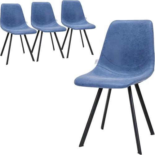 Miniatura 14 de LeisureMod Markley - Silla de comedor, color negro carbón