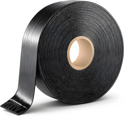 Miniatura 13 de Fabbay 2 rollos de cinta de relleno de grietas de asfalto para reparación de entradas y sellador de grietas para asfalto, estacionamiento, techo