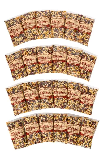 Miniatura 16 de Amish Country Popcorn Bolsa de 6 libras Granos de palomitas de maíz arcoíris Tradicional, sin OGM y sin gluten (Arcoíris - Bolsa de 6 libras)