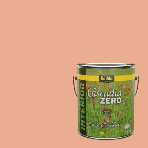 Miniatura 160 de Rodda Paint CASCADIA ZERO - Pintura plana e imprimación para interiores en uno, cuarto de galón, crema de ballet