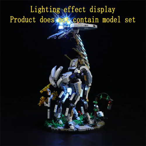 Miniatura 6 de GEAMENT Kit de luces LED compatible con Lego Horizon Forbidden West:Tallneck - Juego de iluminación para modelo de construcción 76989