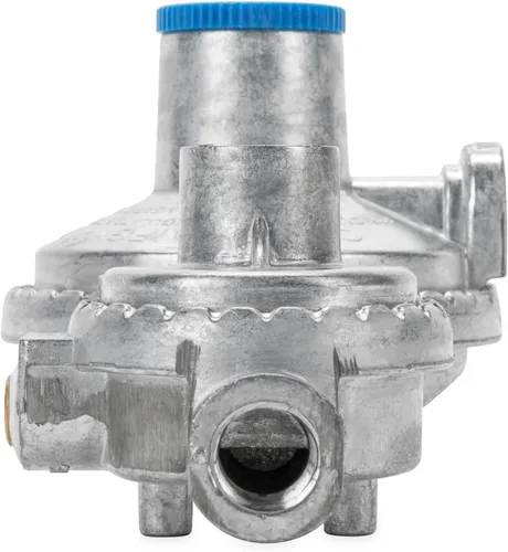 Miniatura 7 de Camco Regulador de Propano Horizontal de Dos Etapas - Compatible con Tanques de Propano de 20 lb o 30 lb con Roscas ACME - Entrada NPT Hembra de 1/4