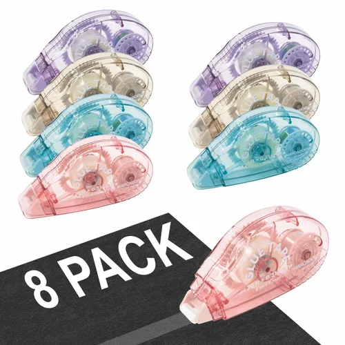 Miniatura 9 de MARCADORUS Dispensador de Cinta Adhesiva de Doble Cara, Paquete de 8, 0.31 Pulgadas x 26 Pies Dispensadores de Cinta Adhesiva, Suministros