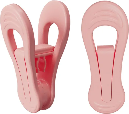 Miniatura 10 de TOFIIGREM Clips de colgador negros 30 PIEZAS, clips de perchas de plástico perfectos para perchas de terciopelo de plástico, pines para ropa