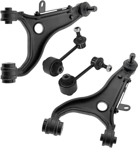 Miniatura 125 de Detroit Axle - Kit de 4 brazos de control delanteros para Ford Mustang 05-10, 2 brazos de control inferiores, 2 puntales 2005 2006 2007 2008 2009