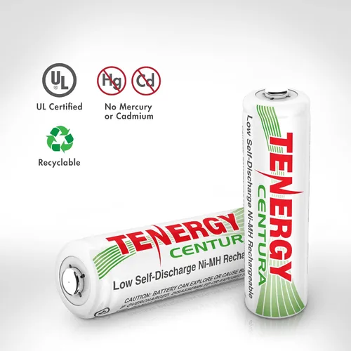 Miniatura 6 de Tenergy Centura AA & aaa baja autodescarga LSD NiMH rechargeable batteries AA 4 piezas