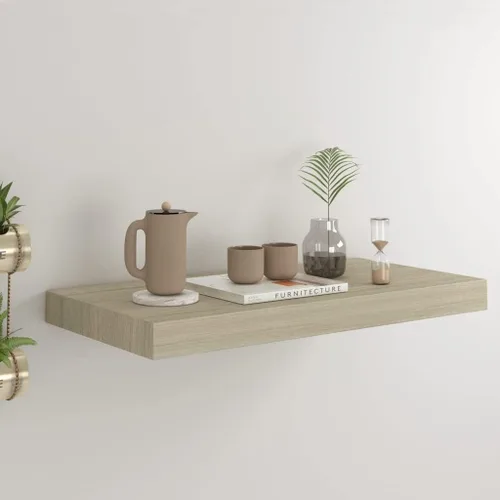 Miniatura 157 de Estantes flotantes de pared, juego de 4 estantes decorativos para montar en la pared, estante colgante con soportes invisibles para decoración