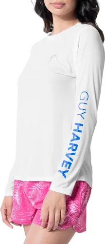 Miniatura 6 de Guy Harvey Camisa de protección solar de rendimiento de manga larga para mujer UPF 50+