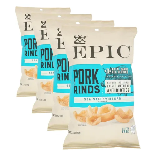 Miniatura 10 de EPIC Cortezas de cerdo BBQ sin gluten, 2.5oz