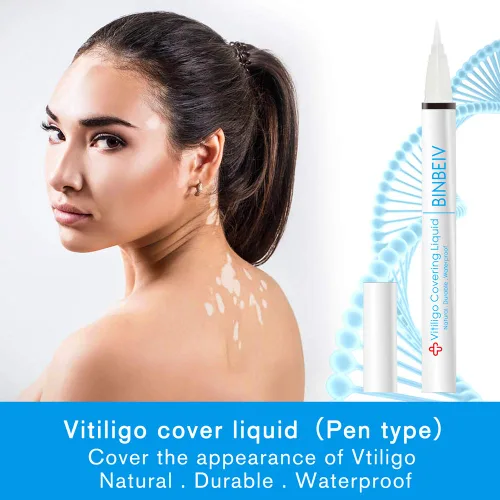 Miniatura 2 de Vitiligo Cosmetic Camouflage Liqui, cubierta apariencia de la despigmentación de la piel, natural, duradero, impermeable, cubierta de maquillaje