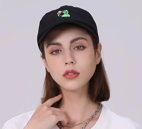 Miniatura 10 de Gorra de béisbol bordada Kermit The Frog ajustable, unisex, clásica, para papá