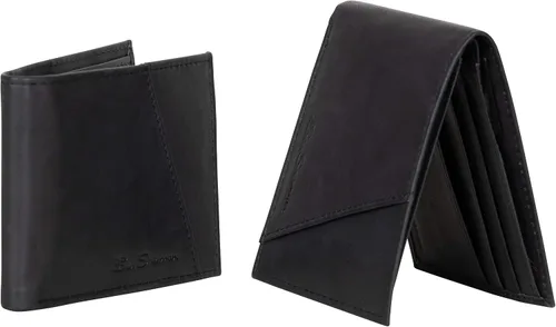 Miniatura 3 de Ben Sherman Mens Manchester Slim Bifold Full-Grain Leather RFID Minimalist Gift Box Wallet