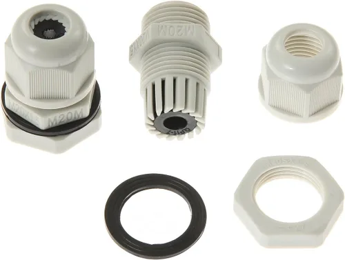 Miniatura 4 de Prensaestopas impermeable de doble cable ABS para paneles solares, autocaravanas, caravanas, barcos - para todos los tipos de cable de 6 mm² a 12