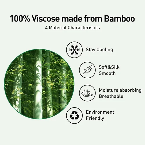 Miniatura 4 de STWIENER Edredón 100% viscosa hecho de bambú para personas que duermen con calor, relleno de edredón suave, transpirable, sedoso, tamaño Todas