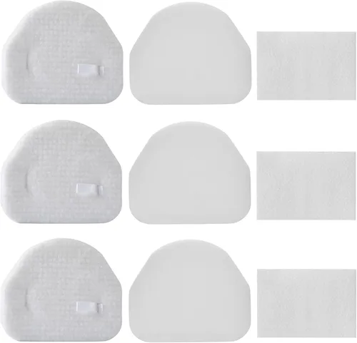 Paquete de 3 filtros de espuma y fieltro de repuesto para Shark Navigator NV100, NV100C, NV100 26, NV105, NV105 26, NV106, UV300, NV450, NV480,
