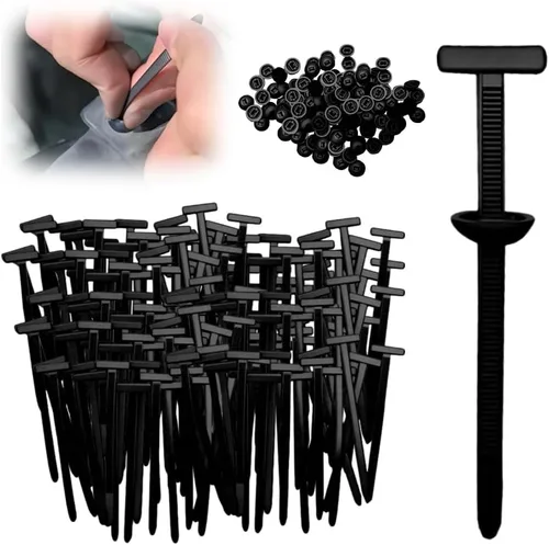 Miniatura 11 de Hebilla universal de nailon para ataduras de cables, resistentes, multiusos, gestión de cables de nailon autobloqueante, hebilla de plástico