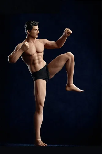 Miniatura 3 de Fremego Figura de Acción Masculina a Escala 1/12, Cuerpo de Muñeca de Figura de Acción Masculina Súper Flexible sin Costuras de 6 Pulgadas Colección