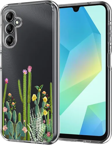 Miniatura 10 de Unov Funda compatible con Galaxy A10e Galaxy A20e funda transparente con diseño de TPU suave, absorción de golpes, patrón delgado en relieve Flower
