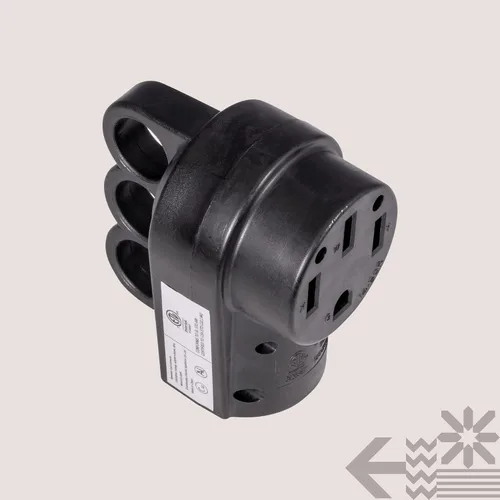 Miniatura 8 de True Mods NEMA 14-50R 125/250V 50A Cable de alimentación RV hembra de reemplazo con conector de toma para cable de 6/3 + 8/1 AWG de 4 hilos