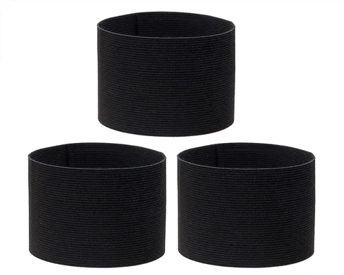 Miniatura 11 de ONLYKXY 3 brazaletes de capitán de 2.75 x 12.79 pulgadas, ajustable, para fútbol, baloncesto, voleibol, escuela, competencia, entrenador, jugadores