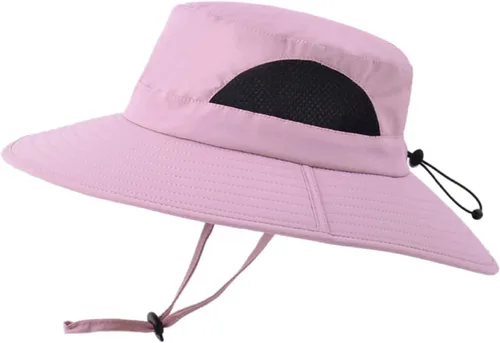 Miniatura 9 de Surblue Sombrero de sol para mujeres/hombres, sombrero de pesca con protección UV UPF 50+ sombrero de pescador de ala ancha Caqui