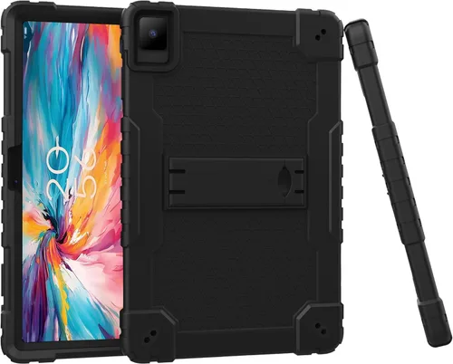Miniatura 2 de Mignova - Funda para tablet TCL Tab Pro 5G, soporte giratorio integrado, correa de hombro, correa de mano, híbrida a prueba de golpes, para niños